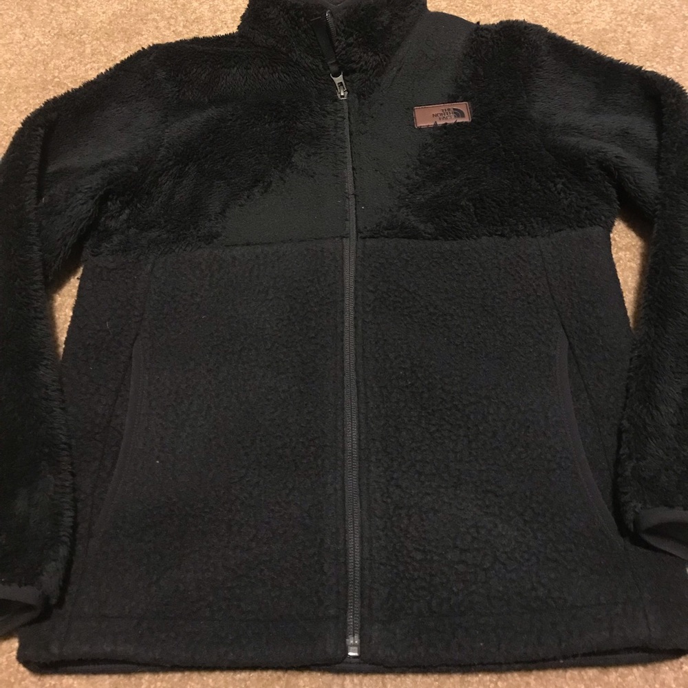 North Face Black Fleece/Fur Coat